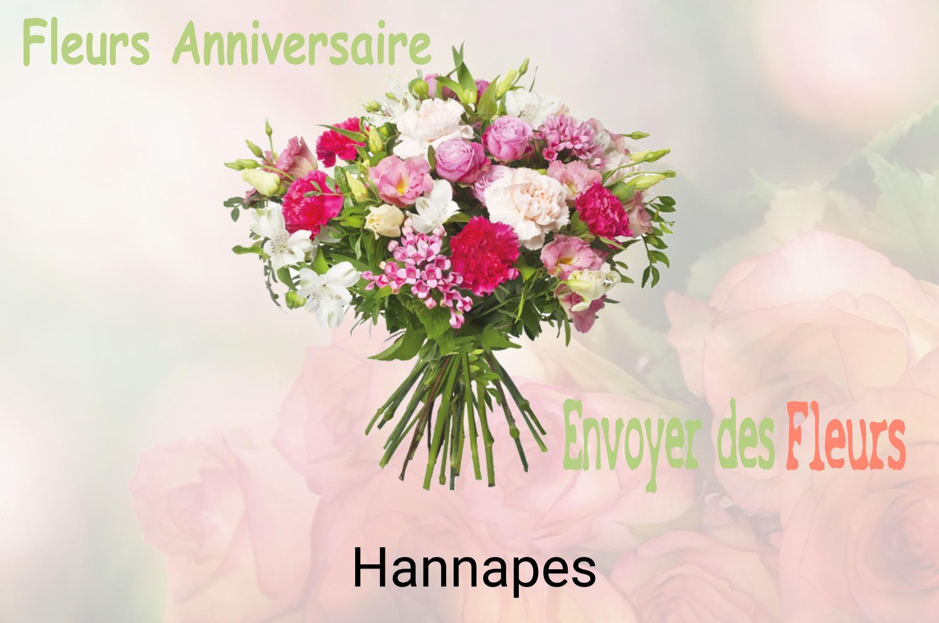 Bouquet de fleurs d’anniversaire livré à Hannapes